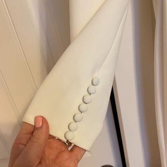 Theia Flora Wedding Dress (long sleeve, sheath) - Picture 5 of 11